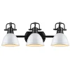 Classic Dome Shade Vanity Light - 3 Light