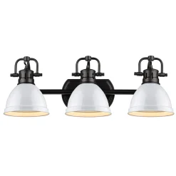 Classic Dome Shade Vanity Light - 3 Light