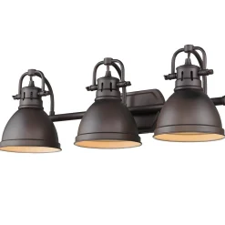Classic Dome Shade Vanity Light - 3 Light