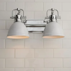 Classic Dome Shade Vanity Light - 2 Light