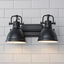 Classic Dome Shade Vanity Light - 2 Light