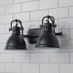 Classic Dome Shade Vanity Light - 2 Light