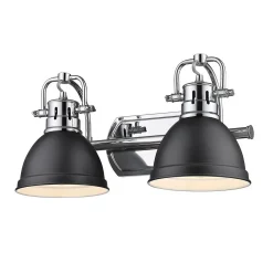 Classic Dome Shade Vanity Light - 2 Light