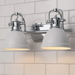Classic Dome Shade Vanity Light - 2 Light