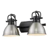 Classic Dome Shade Vanity Light - 2 Light