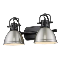 Classic Dome Shade Vanity Light - 2 Light