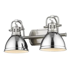 Classic Dome Shade Vanity Light - 2 Light