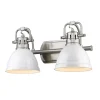 Classic Dome Shade Vanity Light - 2 Light