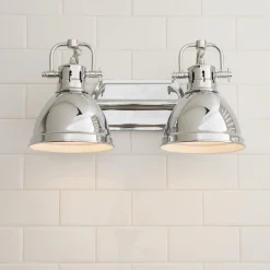 Classic Dome Shade Vanity Light - 2 Light
