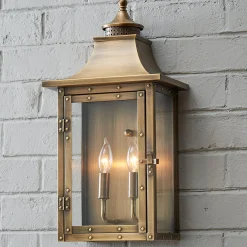 Classic Vented Hood Outdoor Sconce - Large