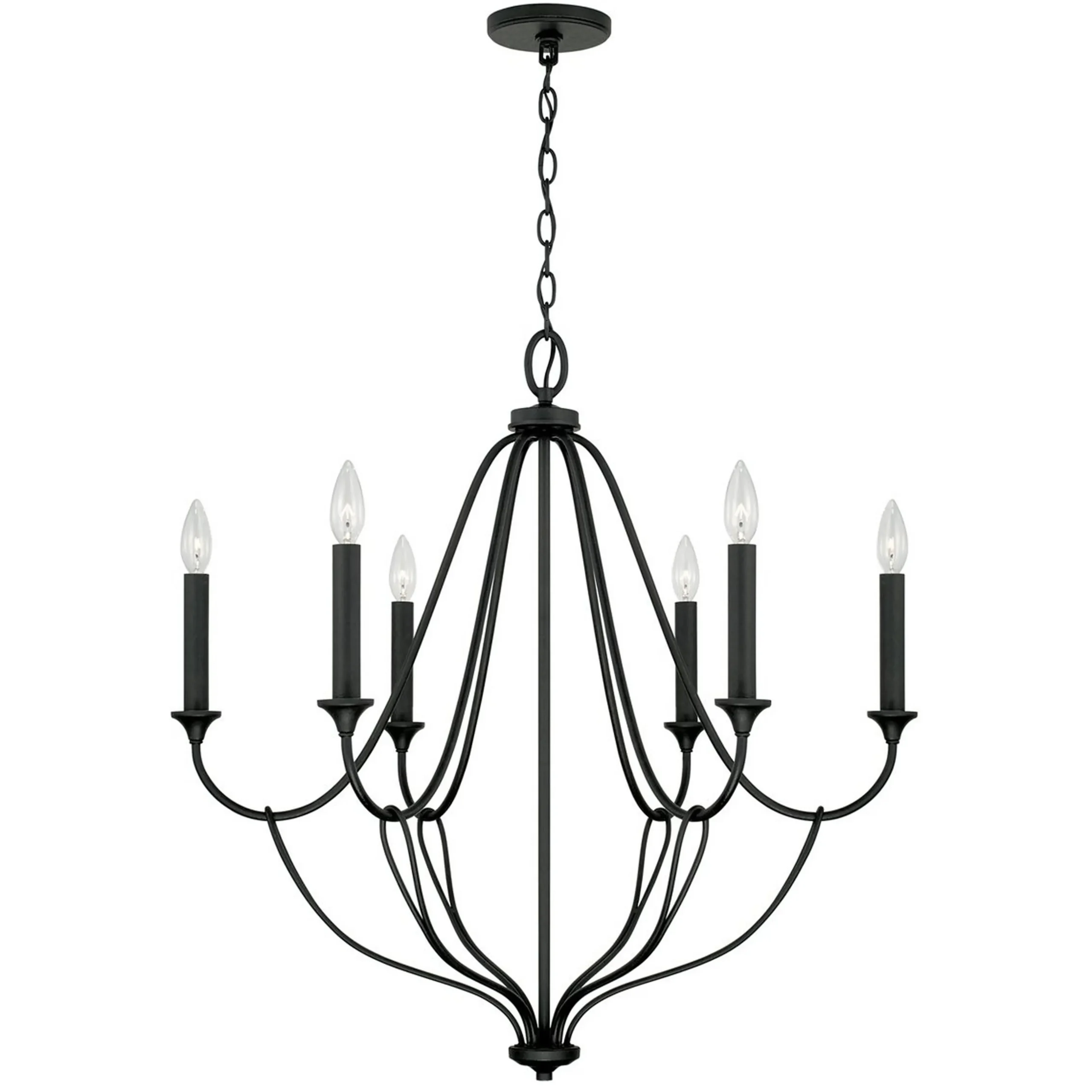 Claude Chandelier - 6 Light