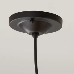Clear Glass Dome Industrial Pendant