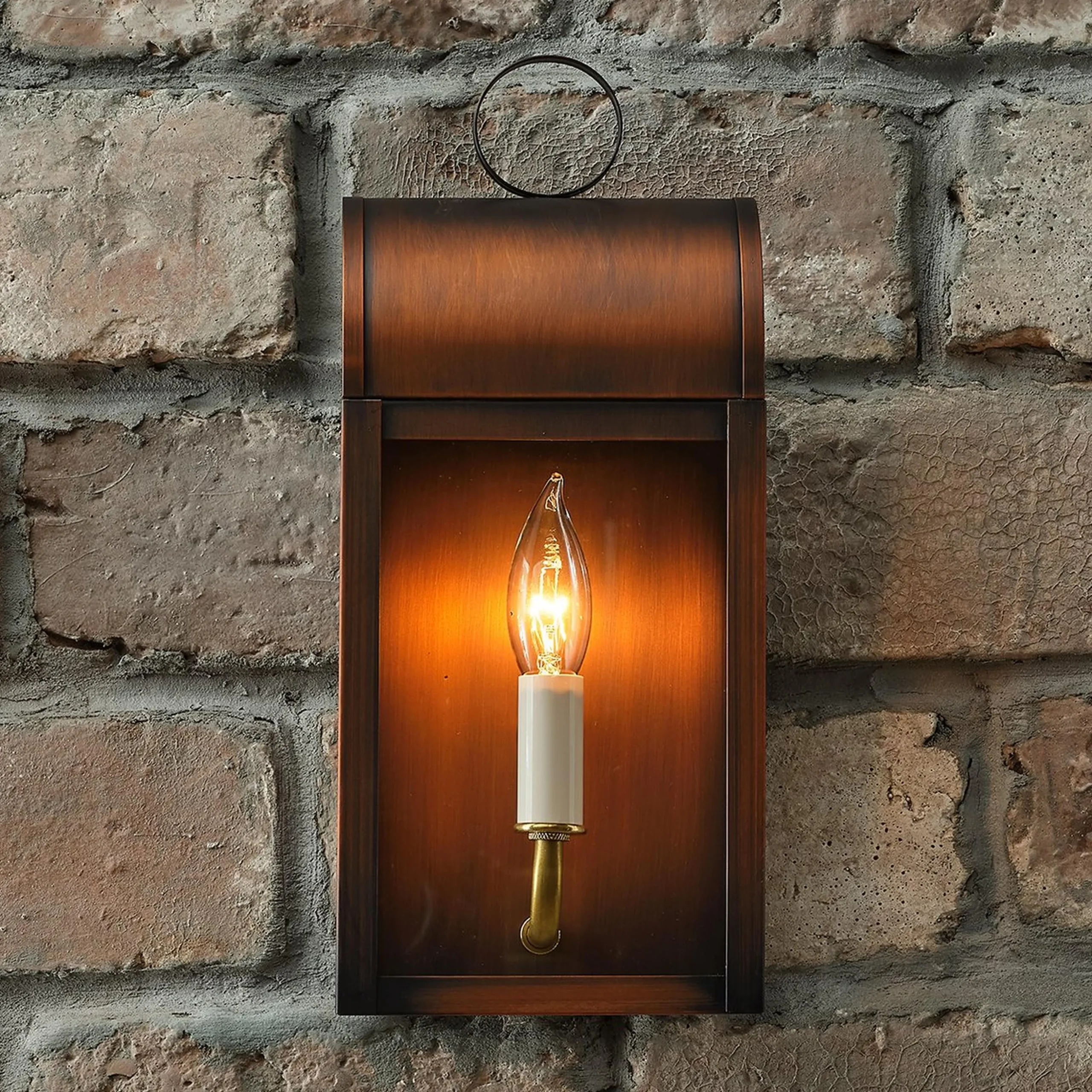 Colonial Metalcrafts Arched Outdoor Sconce - Small