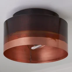 Colonial Metalcrafts Copper Ombre Ceiling Light