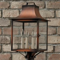 Colonial Metalcrafts Georgian Outdoor Post Light - Large