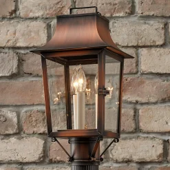 Colonial Metalcrafts Georgian Tapered Outdoor Post Light