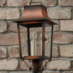 Colonial Metalcrafts Georgian Tapered Outdoor Post Light