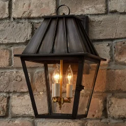 Colonial Metalcrafts Mansard Outdoor Carriage Light - Large
