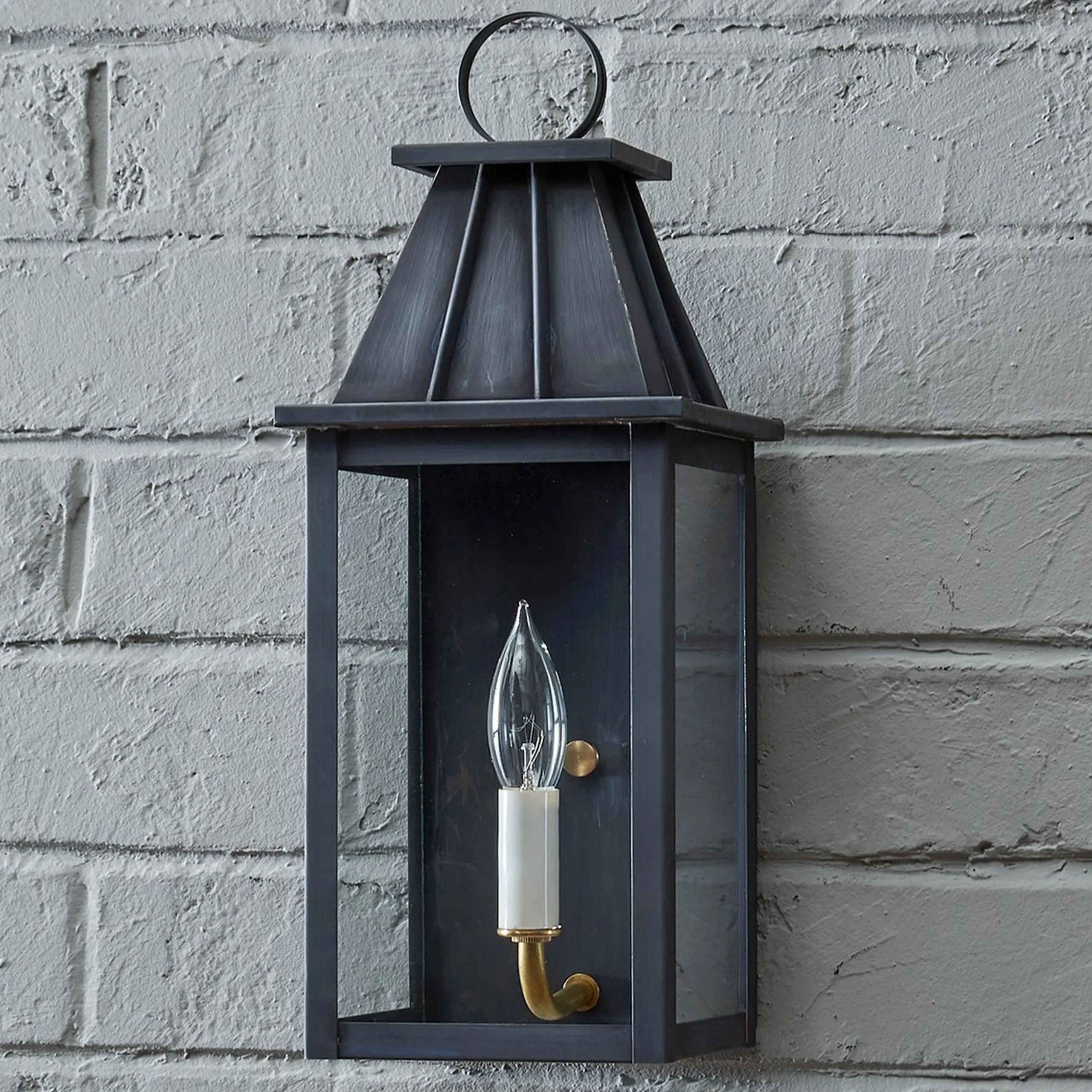 Colonial Metalcrafts Mansard Outdoor Sconce - Small
