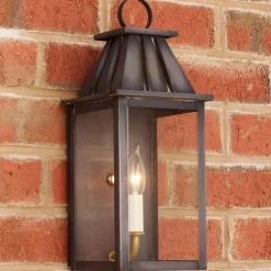 Colonial Metalcrafts Mansard Outdoor Sconce - Small