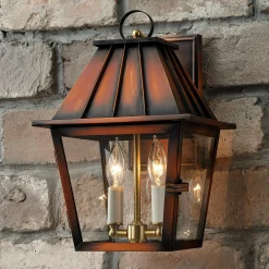 Colonial Metalcrafts Mansard Outdoor Carriage Light - Small