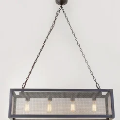 Colonial Metalcrafts Mesh Island Chandelier