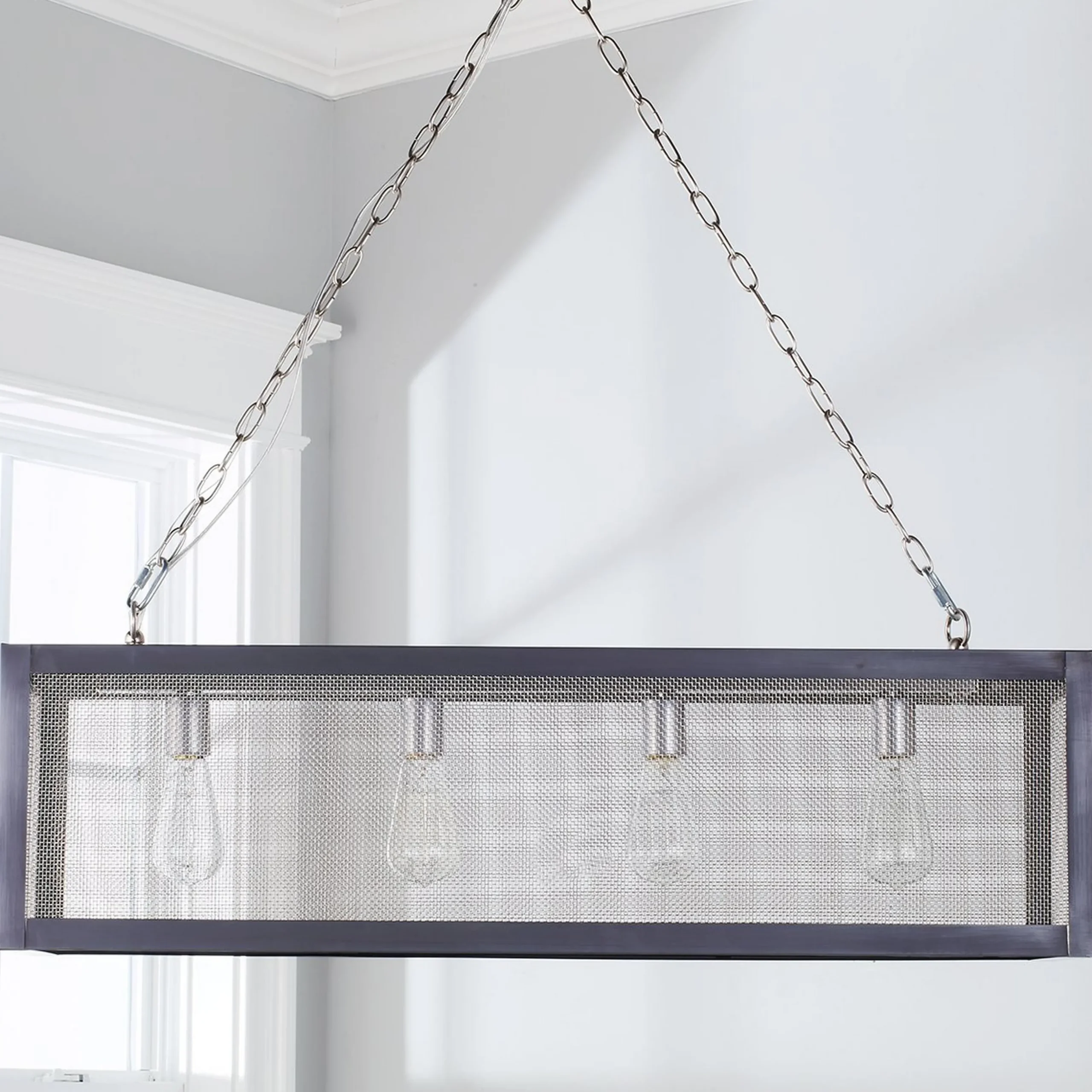 Colonial Metalcrafts Mesh Island Chandelier