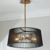 Concertina Convertible Semi-Flush Ceiling Light