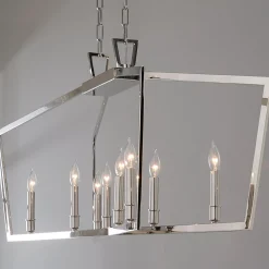Conservative Contemporary Island Chandelier