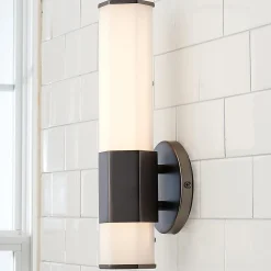 Contemporary Hexagon LED Bath Sconce
