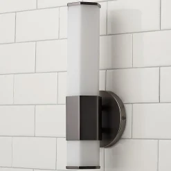 Contemporary Hexagon LED Bath Sconce