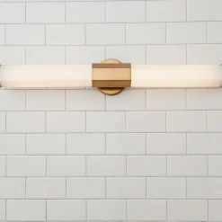 Contemporary Hexagon LED Vanity Light - Medium