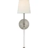 Contemporary Shaded Rod Sconce