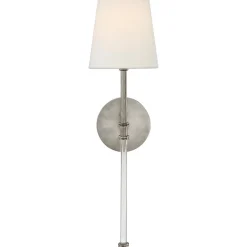 Contemporary Shaded Rod Sconce