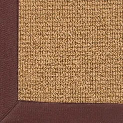 Cotton Binding Wool Sisal Rug