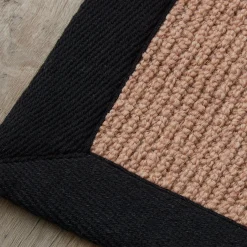 Cotton Binding Wool Sisal Rug