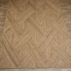 Crossed Construct Handwoven Rug