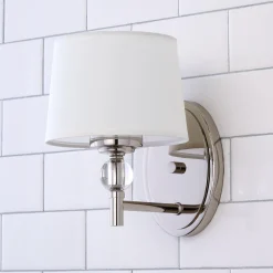 Crystal Accent Bath Sconce