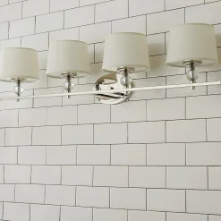Crystal Accent Vanity Light - 4 Light