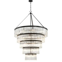 Crystal Alstro Five-Tier Chandelier