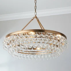 Crystal Ball Wedding Cake Chandelier