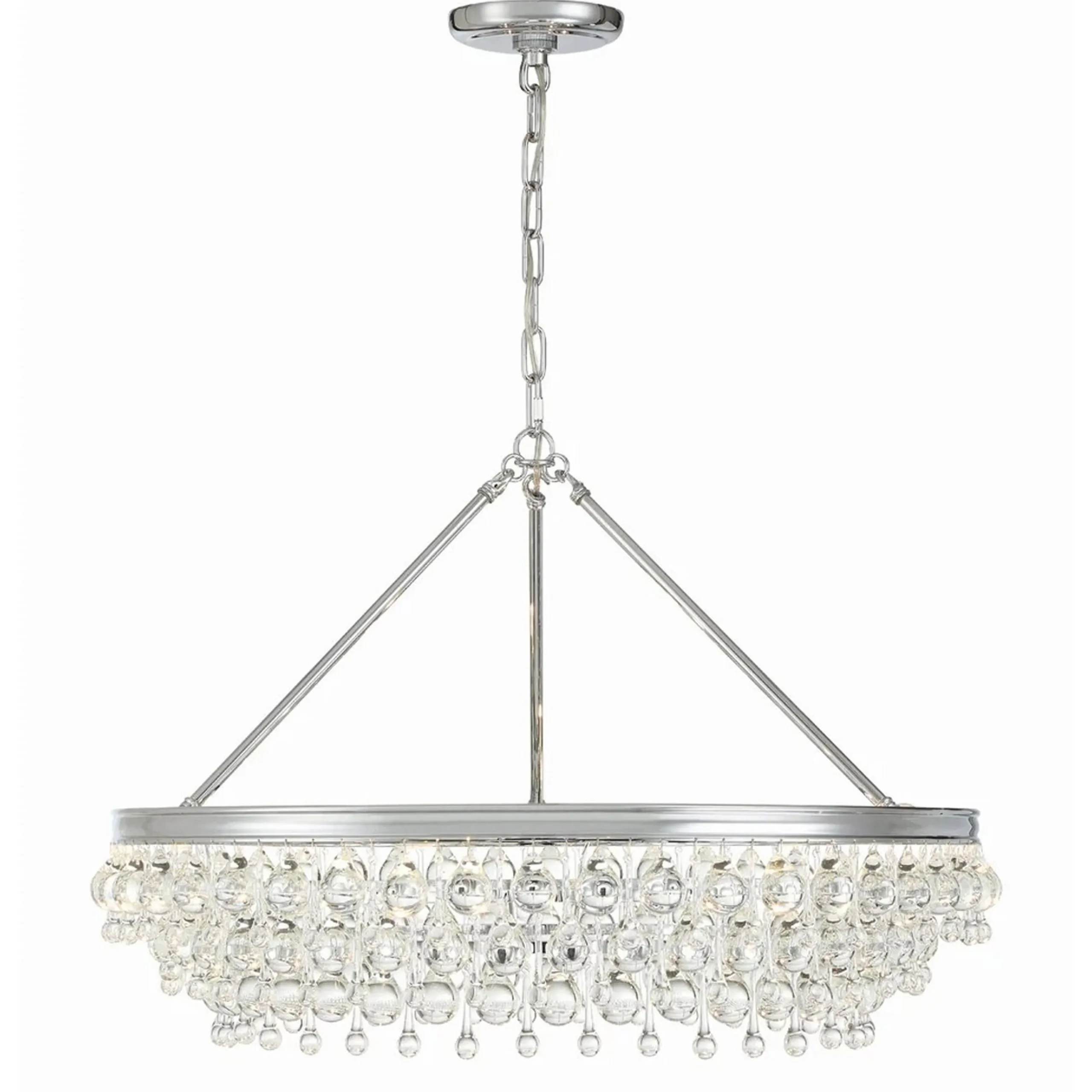 Crystal Ball Wedding Cake Chandelier