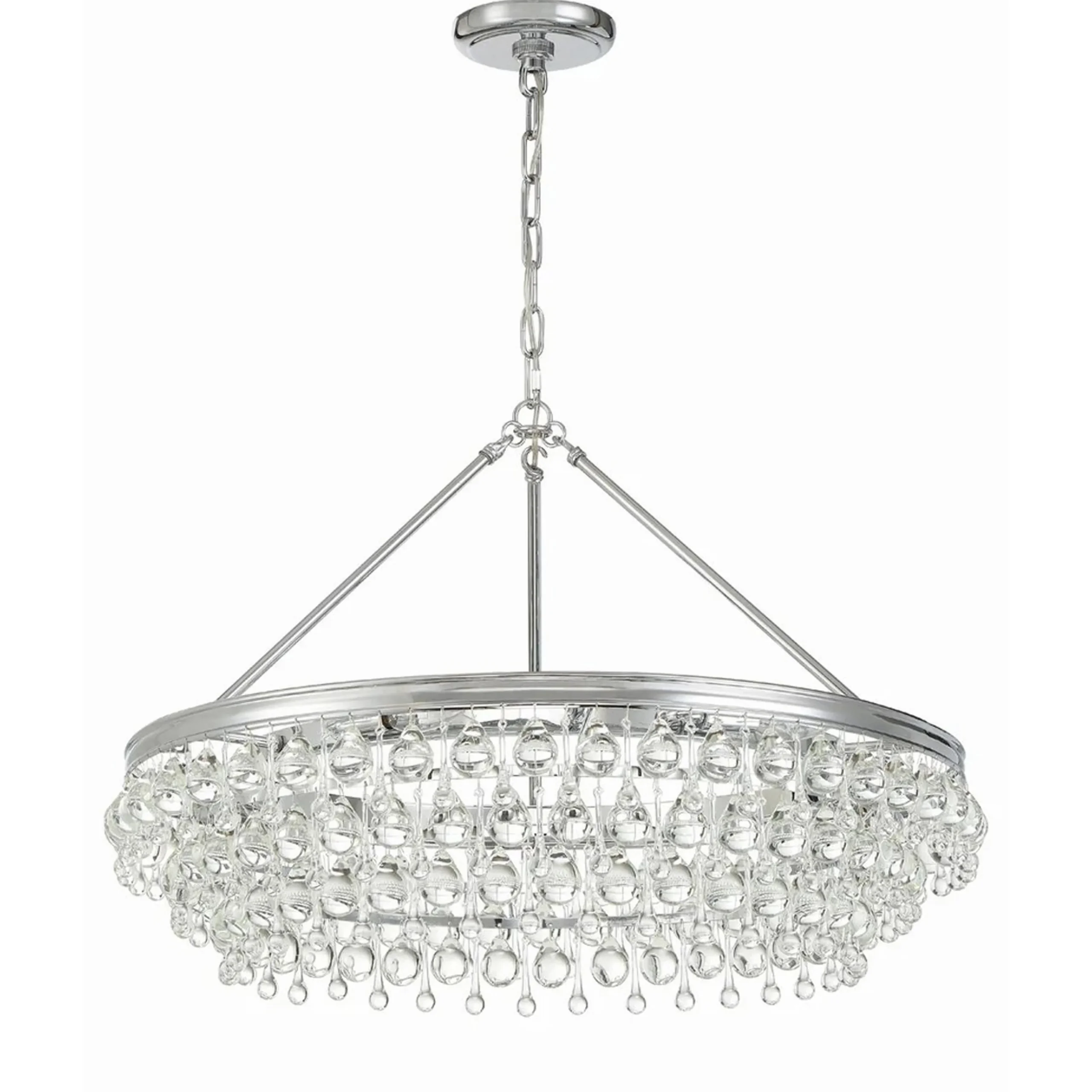 Crystal Ball Wedding Cake Chandelier