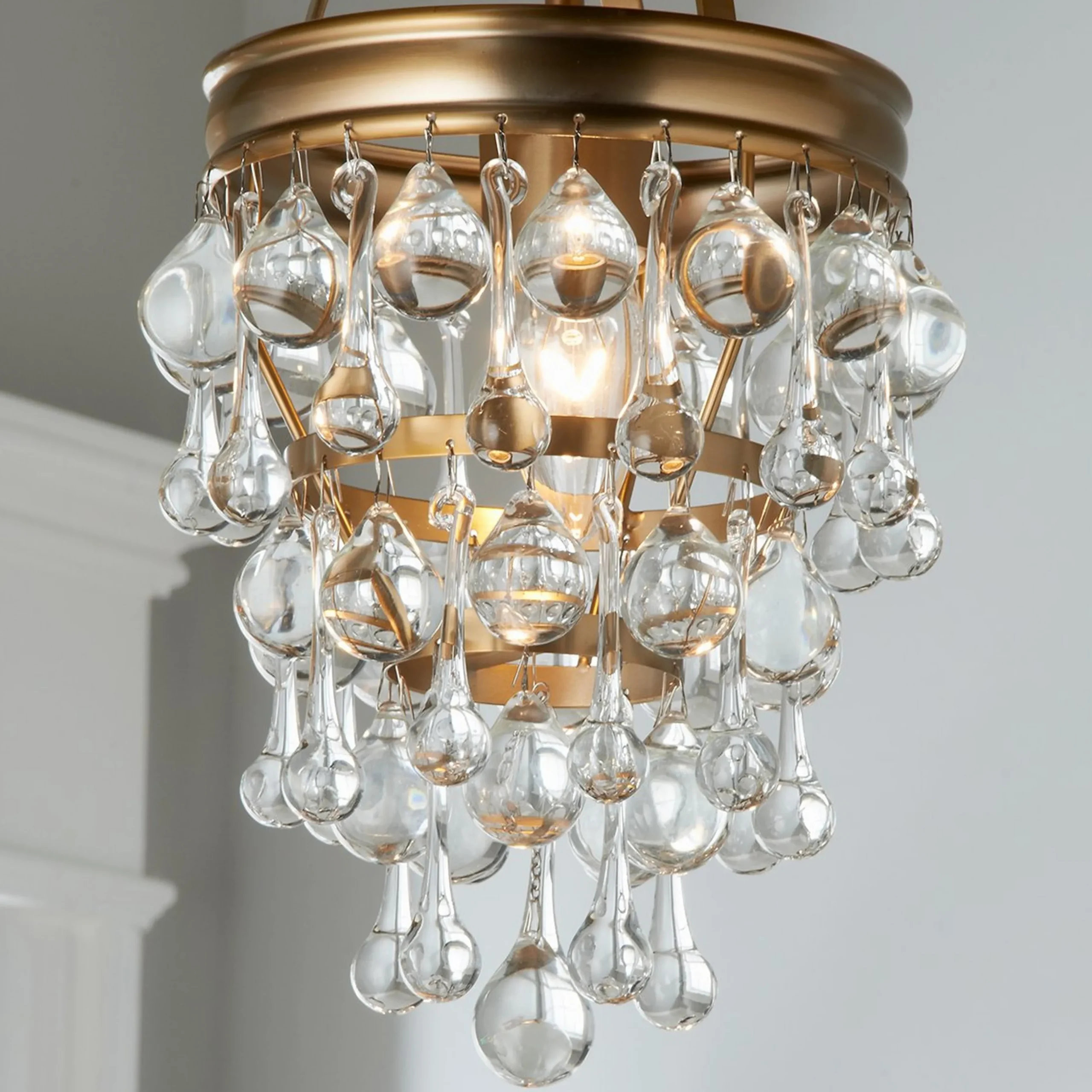 Crystal Ball Wedding Cake Pendant - Convertible
