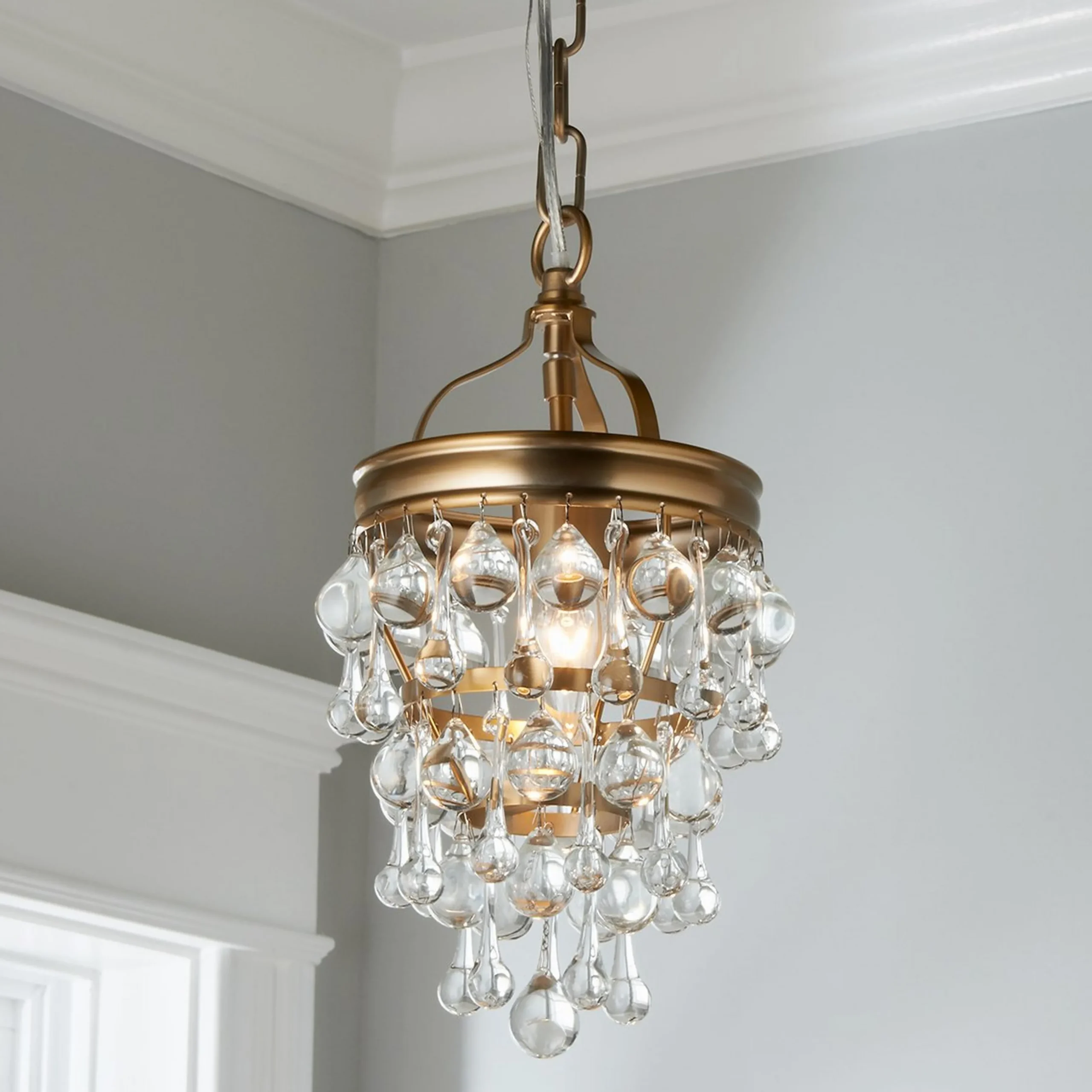 Crystal Ball Wedding Cake Pendant - Convertible