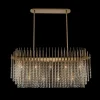 Crystal Falls Island Chandelier