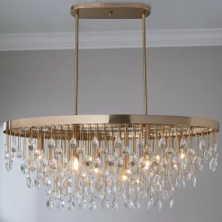 Crystal Springs Island Chandelier