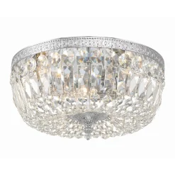 Cut Crystal Basket Ceiling Light - Large