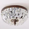 Cut Crystal Basket Ceiling Light - Small