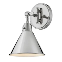 Cyrus Swing Arm Sconce - Metal Shade